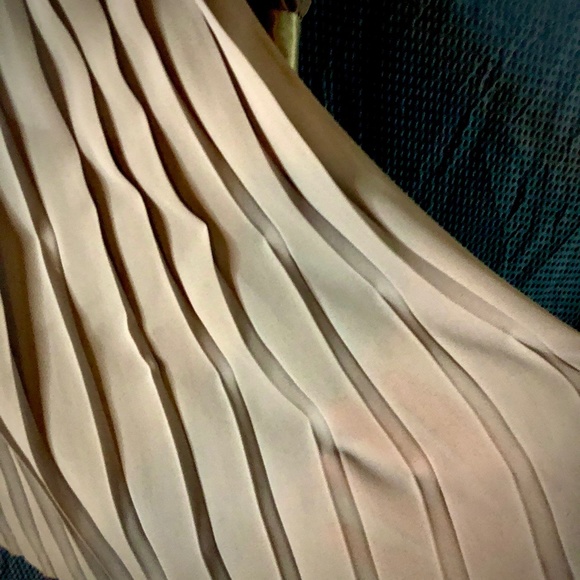 Vintage Dim The Lites Art Deco Silver And Sheer Grey Gown, Size 8 - Picture 9 of 16